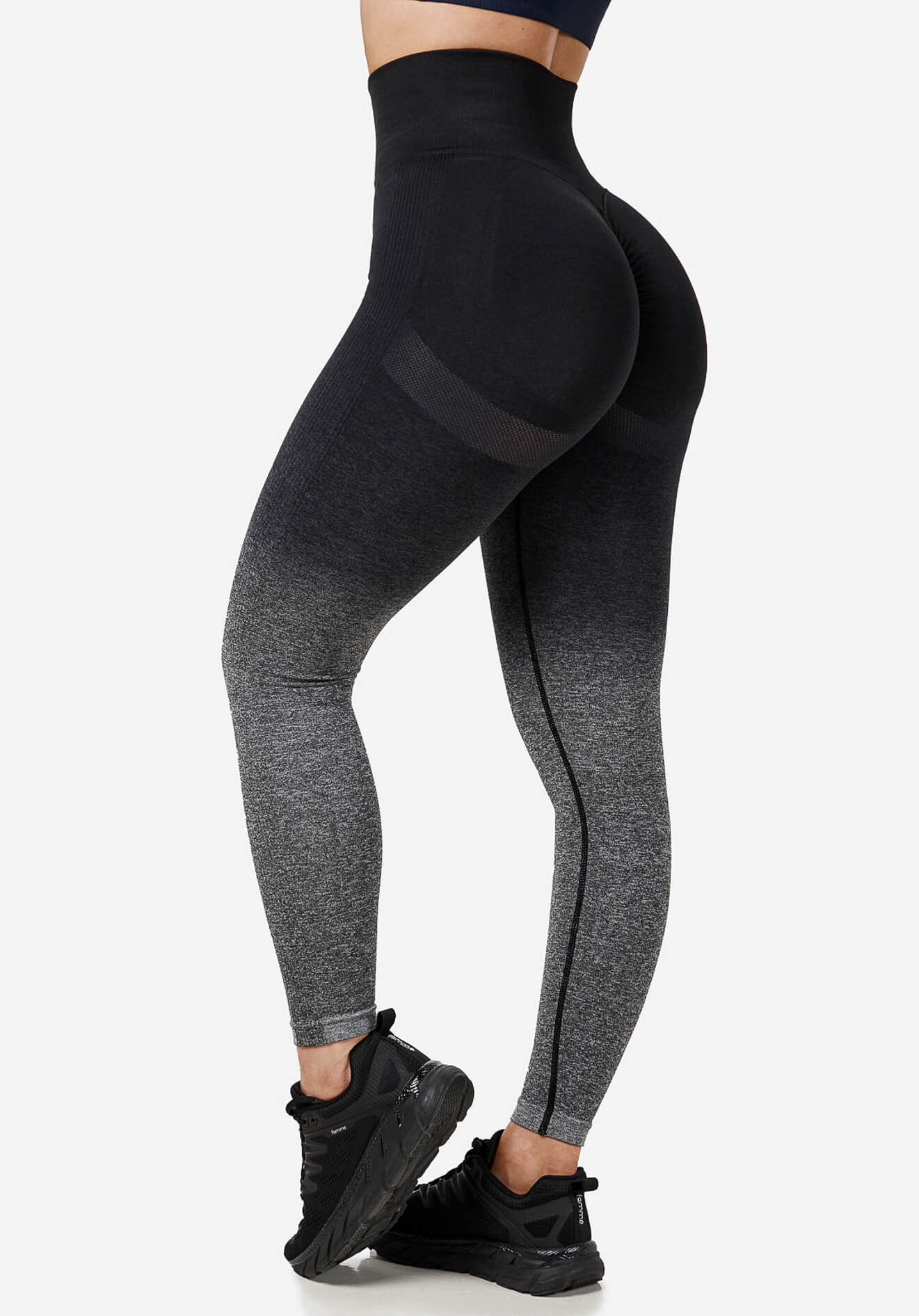 Famme - Peachy Ombre Scrunch Tights - One More Rep