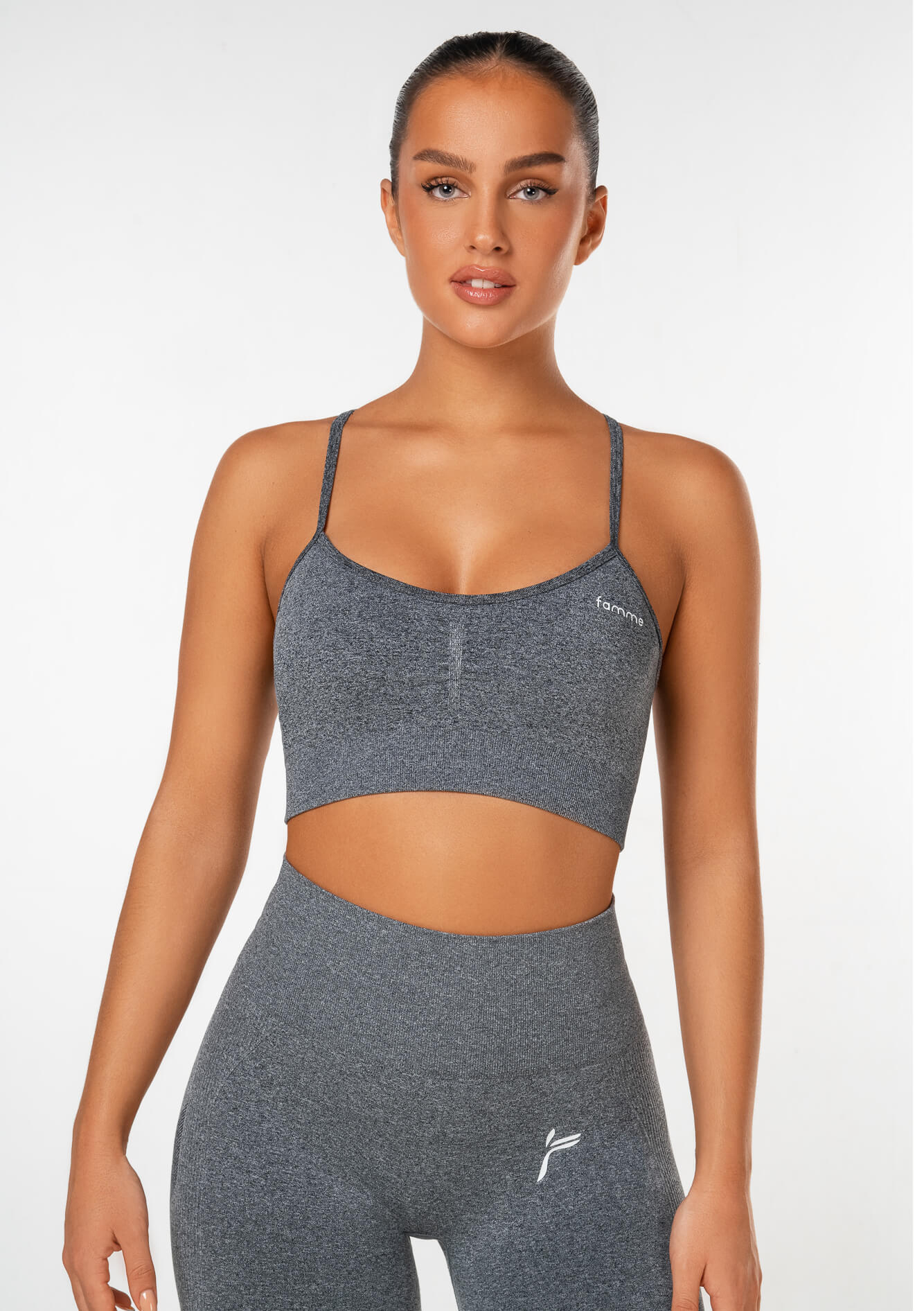 Famme - Peachy Scrunch Sports Bra - One More Rep