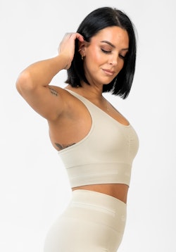 Seamless Signature Sports Bra Golden Gleam