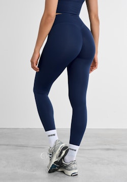 Signature Scrunch Tights Navy