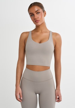 Softy Crop Top Khaki