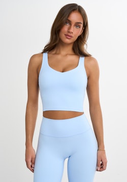 Softy Crop Top Light Blue