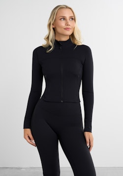 Cropped Softy Jacket Black