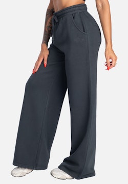 Washed Wide Pants Black