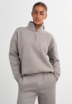 Essential Half Zip Sweater Khaki