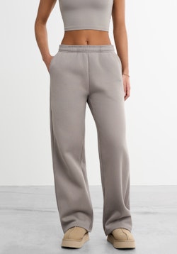 Essential Straight Leg Sweatpants Khaki