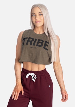 Slub Crop Tank Timber