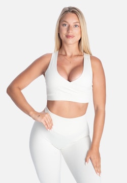Wrap Seamless Bra Off White