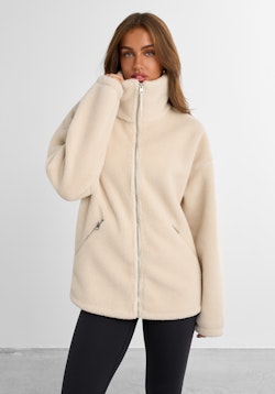 Fleece Jacket Off White