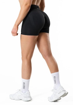 Hybrid Seamless Scrunch Shorts Black