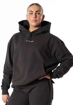 Hybrid Oversized Hoodie Brown