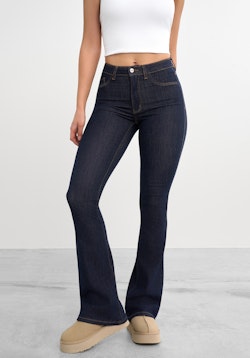 Flare Jeans Blue Rinse