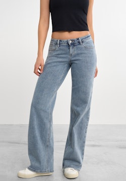 Low Waist Baggy Jeans Blue