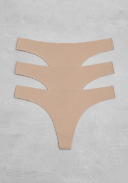 Peach Perfect Thong 3-pack Beige