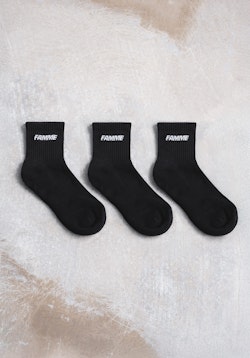 Sky Knit Socks 3-Pack Black