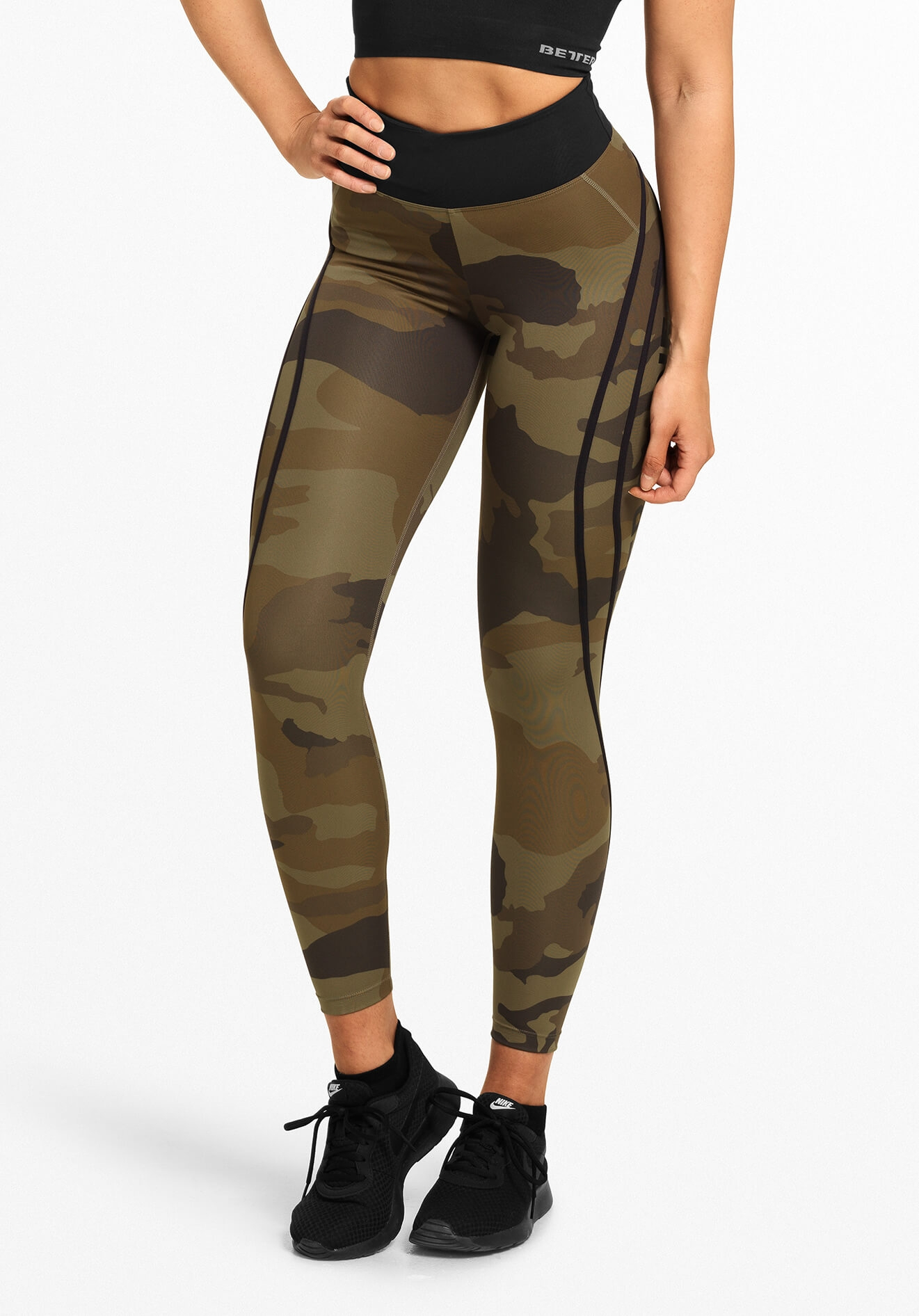 Better Bodies - Camo High Waist Tights - One More Rep
