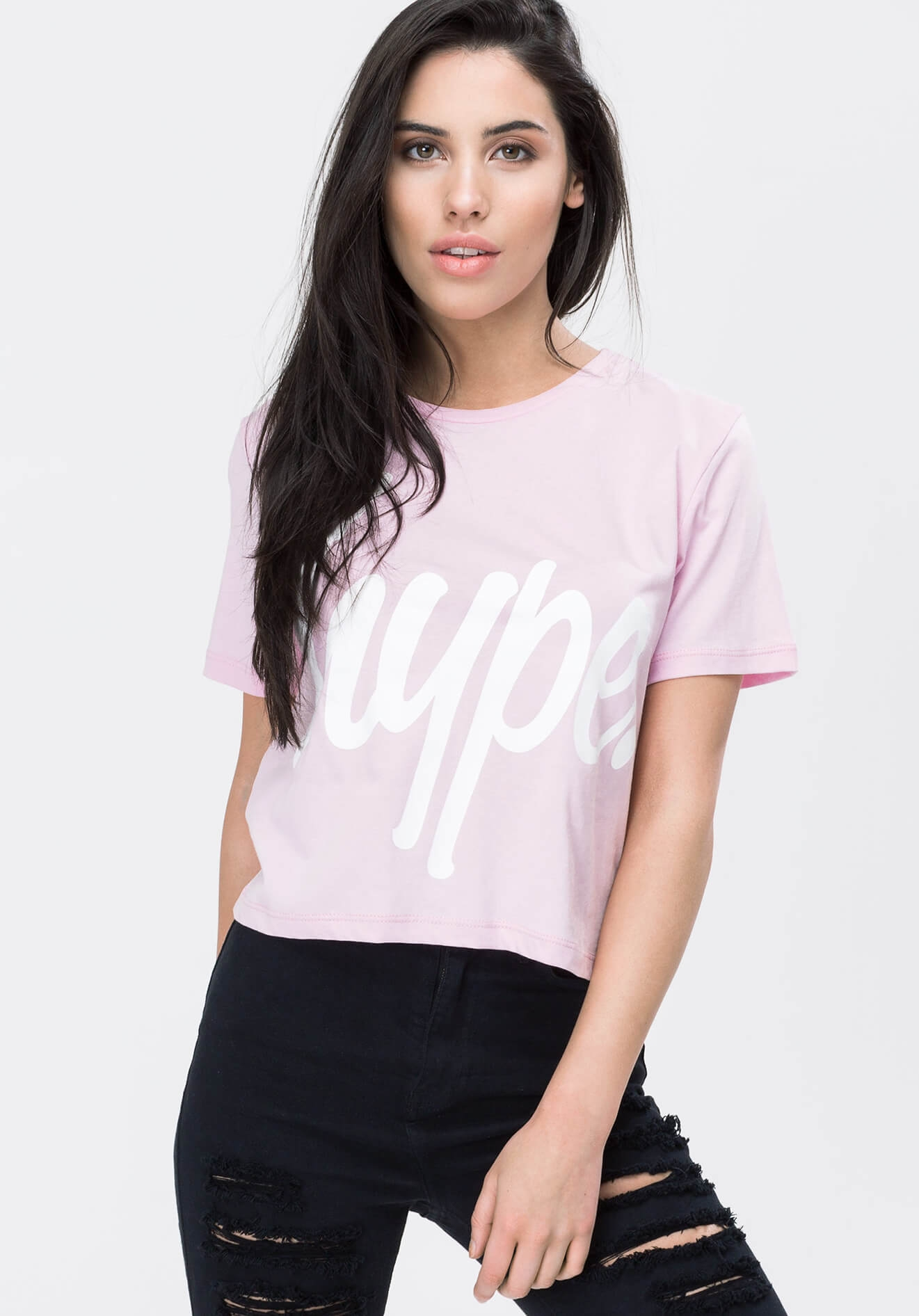 HYPE Script Crop Top HYPE Script Crop Top