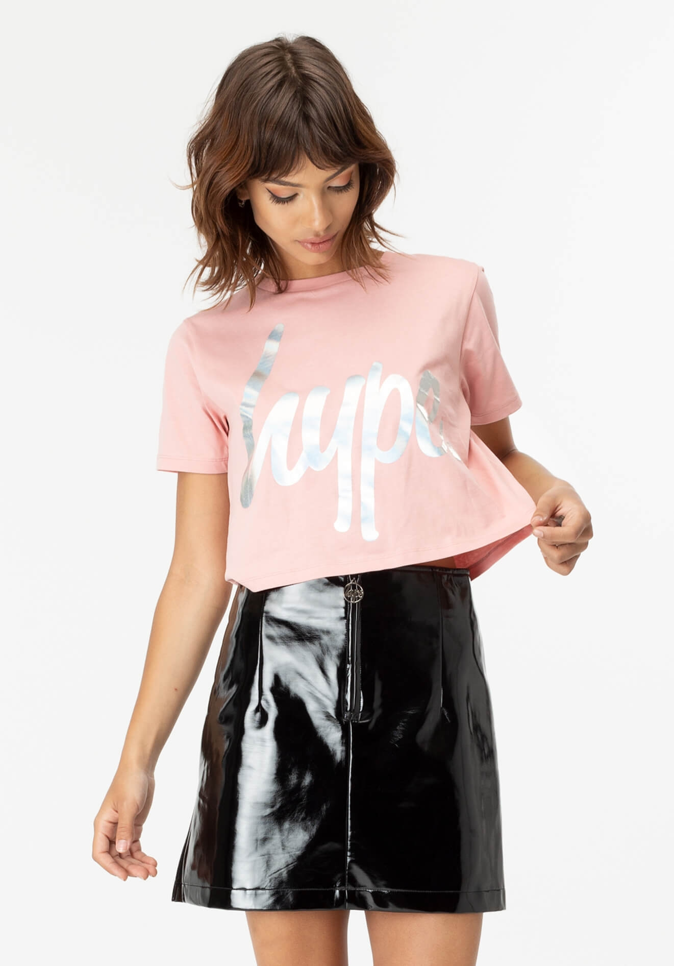 HYPE Crop T-shirt Holo HYPE Crop T-shirt Holo